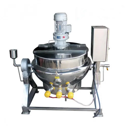 Food Sanitary Stainless Steel Electric Jacketed Kettle with Agitator