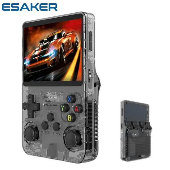 R36s Portable Handheld Game Console 64GB 15000 Games Retro Video Game Player Console for PSP Nes 11 Simulator Games