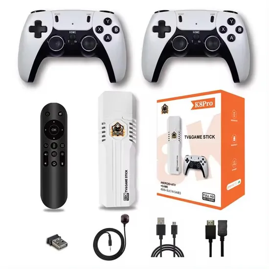 K8 PRO Video 2.4G Controller Game Stick 4K 10000 Video Game Consoles