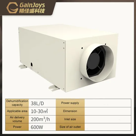 20 L Fresh Air Ceiling Mounted Industrial Dehumidifier