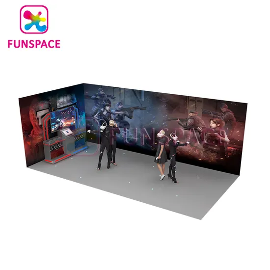 Vr Theme Park Arena Gaming Machine 9d Vr Shooting Simulator Game Virtual Reality Escape Room