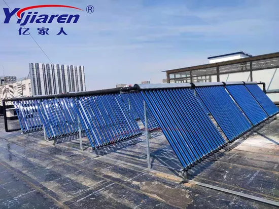 Advanced Solar Water Heating System with High Efficiency Heat Pipes