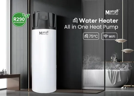 All in One Heat Pump Water Heater with R290