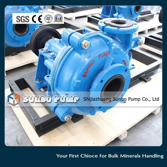 6/4D Hot Mining Rubber Lined Slurry Pump