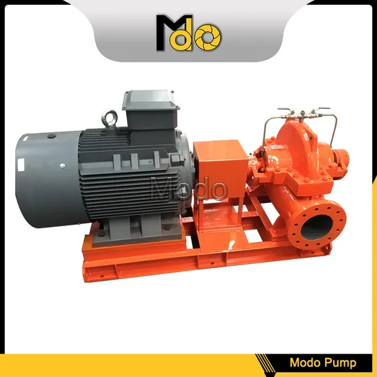 75kw Electrical Diesel Engine Powered Flood Pump Irrigation Pump Split Casing Pump Double Suction Water Pump Agriculture Pump
