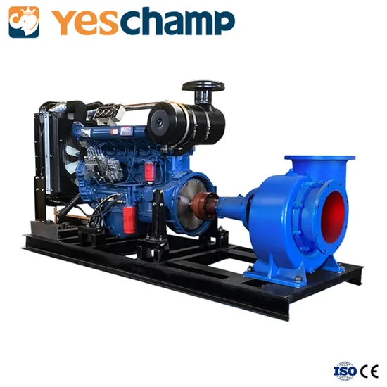 No Clogging Self Priming Horizontal Diesel Engine Pump for Irrigation