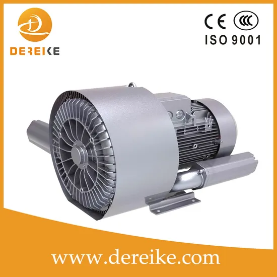 Dereike 11kw Dhb 840c 011 High Pressure Blower Vacuum Blower Environment with Aquaculture Waste Water Treatment Wwpt Plant 550mbar Pressure