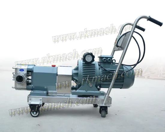 High Viscosity Lobe Pump for Cream Gel