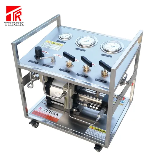 Terek Brand Best Price 480 Bar Output High Pressure Pneumatic Nitrogen Gas Booster Pump Filling Transfer Gas System