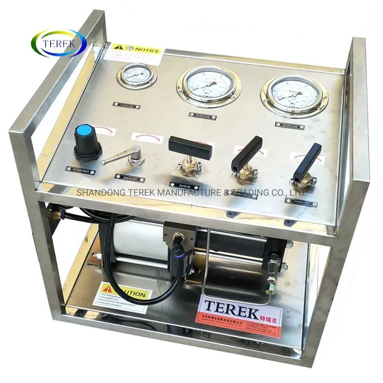 High Pressure Double-Drive Double Action Gas Drive Nitrogen Automatic Booster Pump