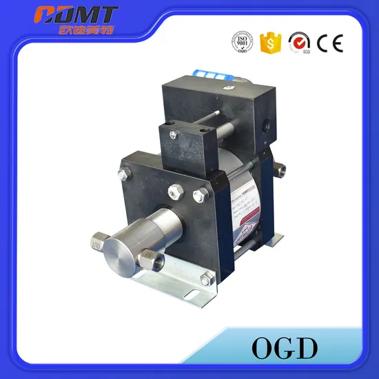 Double Acting Single Air Drive Head Liquid High Pressure Air Driven Pneumatic Hydraulic Booster Pump