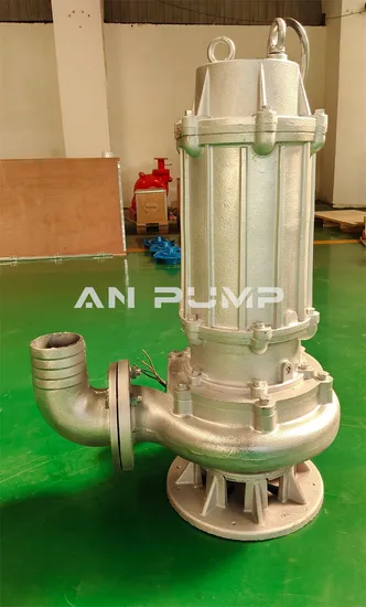 Non-Clog Centrifugal Submersible Sewage Pump Sand River Water