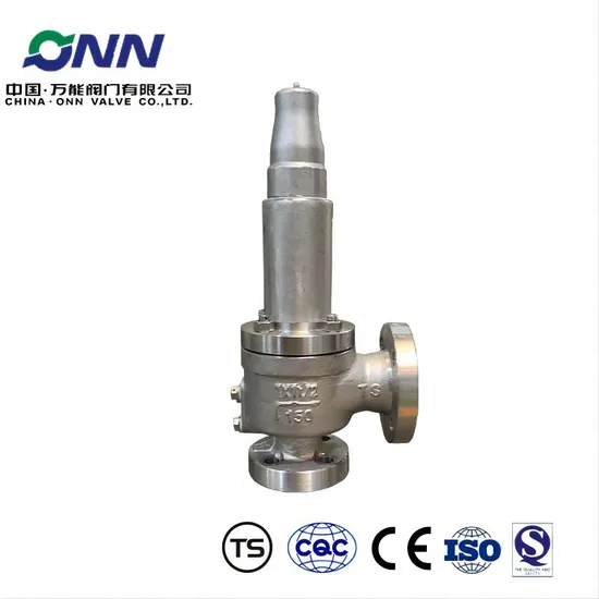 A42c ASME Standard Corrosion Resistant Stainless Steel Full Lift Open Spring Safety Relief Valve for Protecting Pipelines