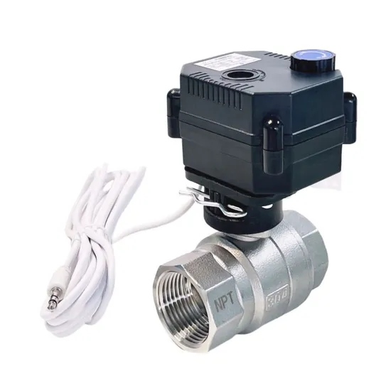 2 Way Motorized Ball Valve Electric Actuator 1/2′′ 3/4′′ 1′′stainless Steel Valves