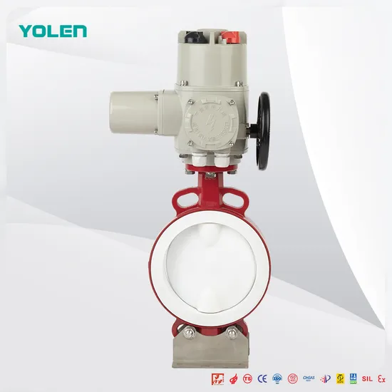 Electric Butterfly Valve Lined