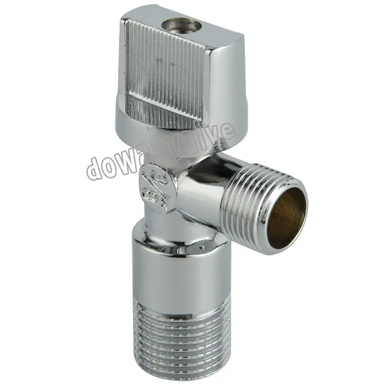 OEM Polished Chromed Plated Brass Angle Valves China Factory