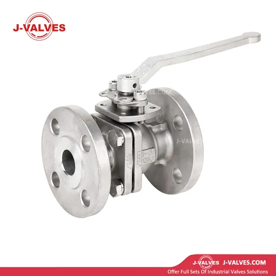 J-Valves API6d/CE/ISO 150lb 304/316 Floating Flanged 2PC Ball Valve with Lever Operated