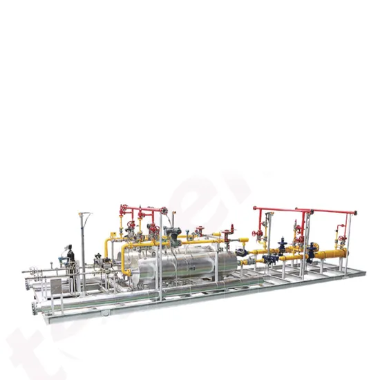 Natural Gas Pressure Regulating Metering Skid