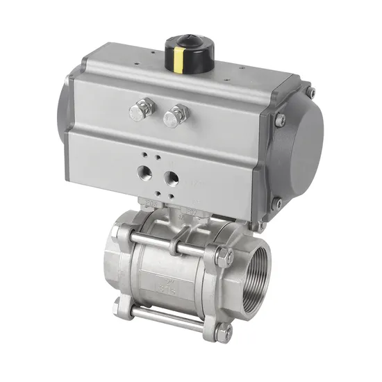 Thread 304 Stainless Steel Pneumatic Ball Valve