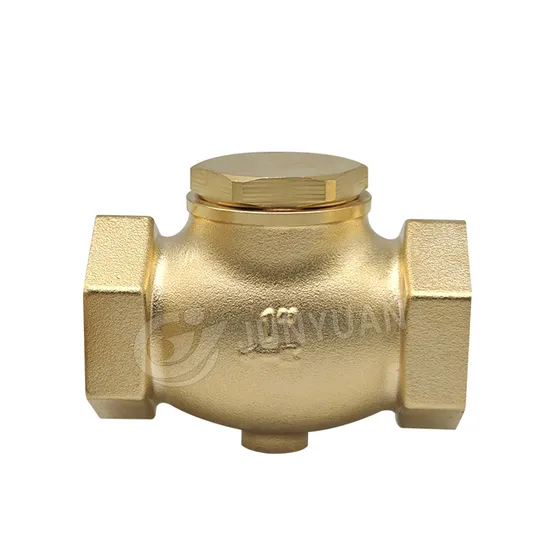 Cast Brass Check Valve New 3/4" 1" 1/2" Cast Brass Horizontal Check Valve Control Devices Solid Cast Brass Check Valve in Line Horizontal Air Compressor