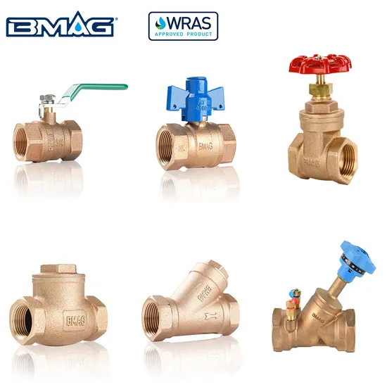 Bmag 1/2"-4" Bsp NPT C83600 Cc491K Bronze Valve Serises Bronze Check Balance Gate Ball Valve