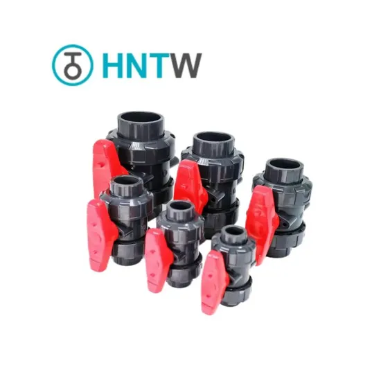 UPVC Ball Valve Socket and Flange Thread for Corrosion Resistance JIS 150psi