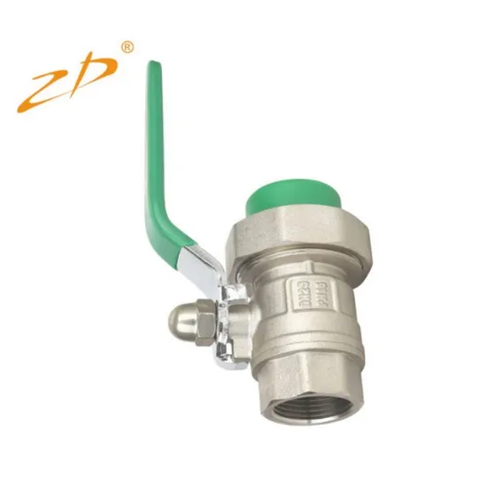 PPR Double Union on-off Valve Two End Hot Melt Copper Ball Valve