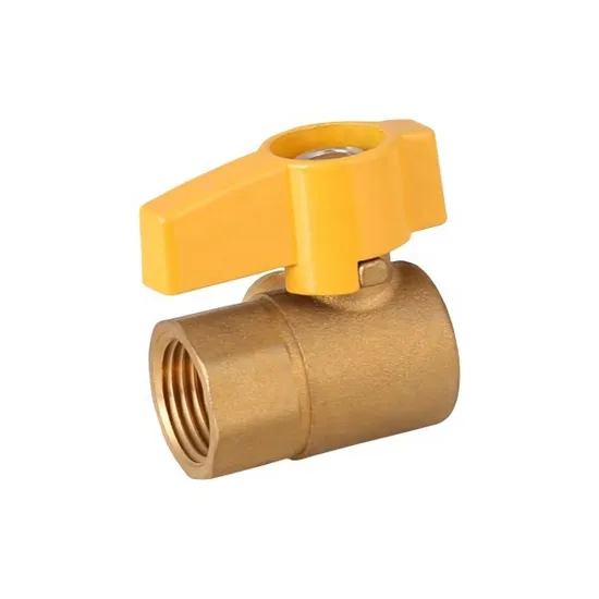Brass 90 Degree Angle Type Gas Ball Valve
