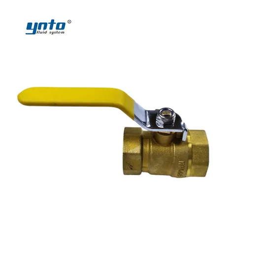 Brass Ball Valve for Water Use 1 Inch Actuated Closed Balls DN10 3PC Temperature Valves3 Hydraulic Brass Ball Valve