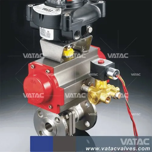 Brass, Cast Iron or Forged Stainless Steel Electric & Pneumatic Industrial Floating Ball Valve with Thread / Screw NPT or Bsp Ends