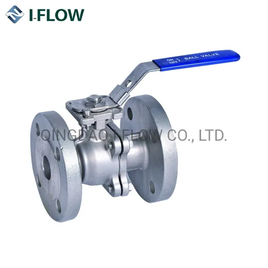 Trunnion Mounted Floating Ball Valve Two Piece Stainless Steel Flange Ball Valves