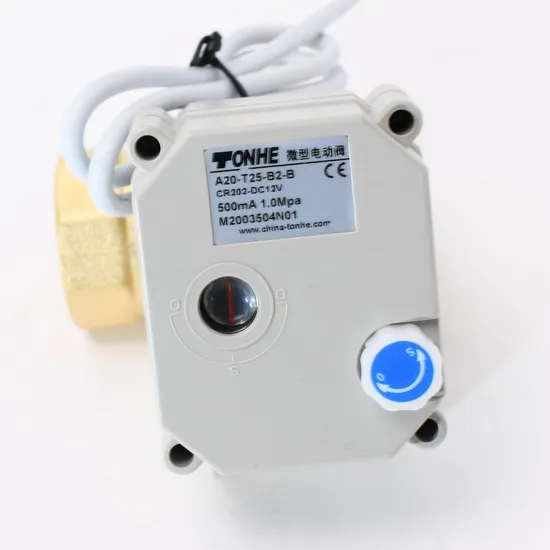 2 Way Electric Control Brass Water Ball Valve Motorized Actuator Brass Ball Valve with Manual Operation (T25-B2-B)