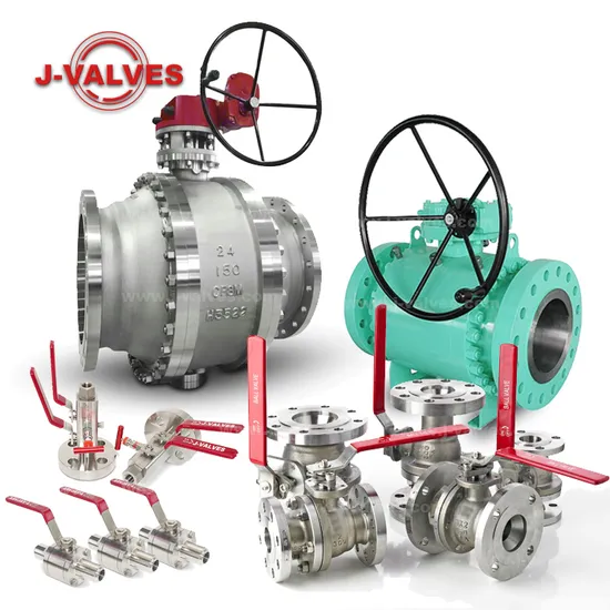 Carbon Steel Stainless Steel Flanged Full Bore and Reduced Bore Floating Trunnion Ball Valves