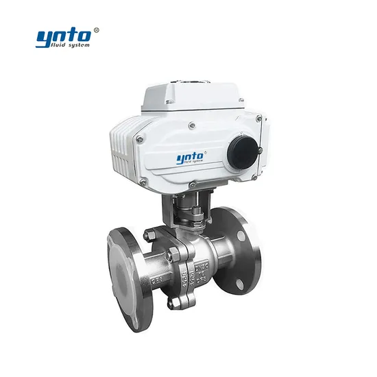 Ynto Electric Actuator Ball Valve for Water Flow Control