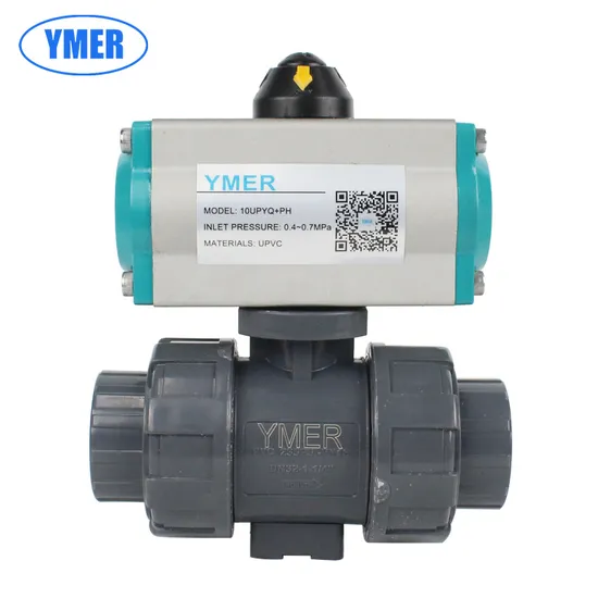1inch Double Action Pneumatic Actuator Ball Valve for Air Supply