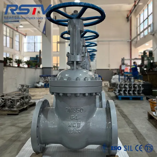 Pn16/Pn25/Pn40/Pn64/API 150lb/300lb/600lb/10K/20K Carbon Steel Wcb/ Stainless Steel Rising Stem Flange Gate Valve