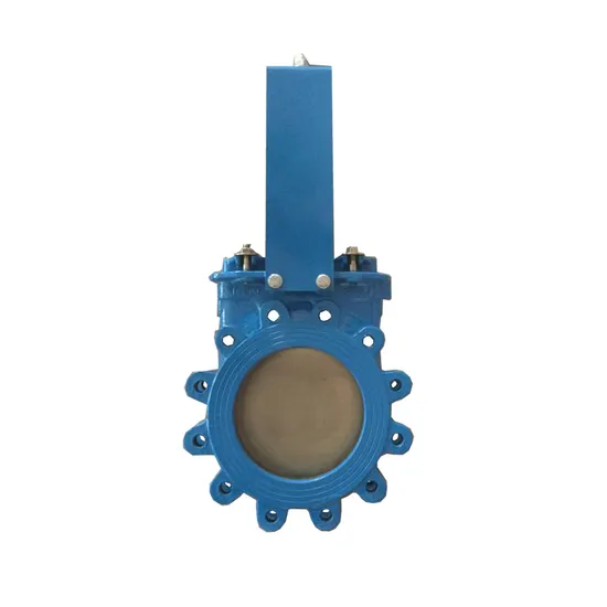 Di Body Swing Worm Gear Knife Gate Valve with Ce Approval