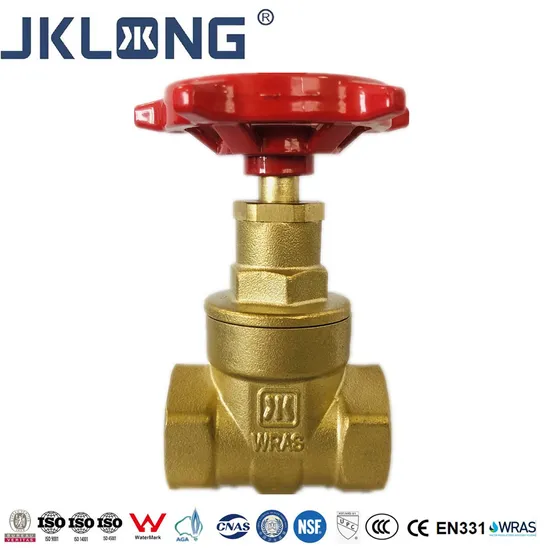 No MOQ Brass Gate Valve with British Standard Wras Approved Iron Handle Hexgon Handle