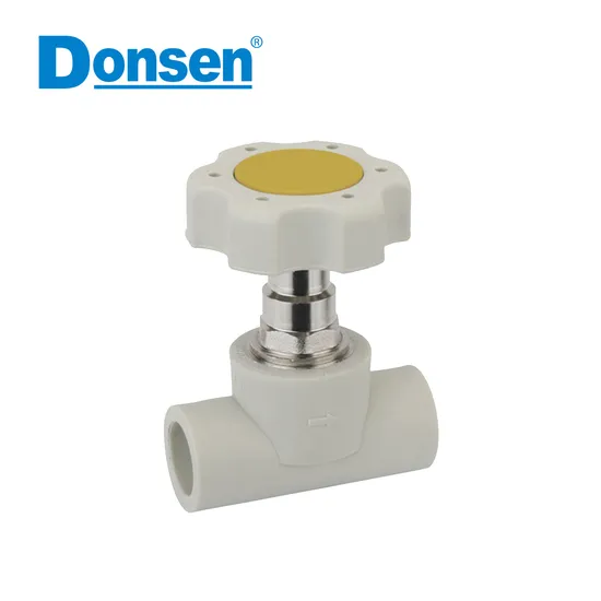 PPR Heavy Stop Valve Plastic Steel Handle