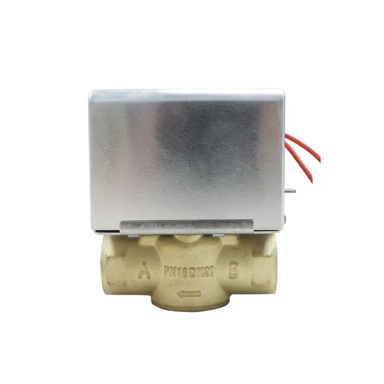 2 Port 3 Port Motorized Zone Valve 5 Wire Brass Gate Water Valve for HVAC System