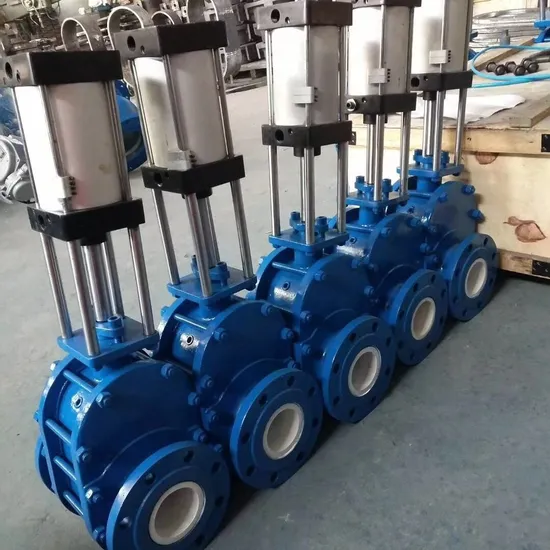 DN50 150lb Pneumatic Actuator Ceramic Seated Gate Valve