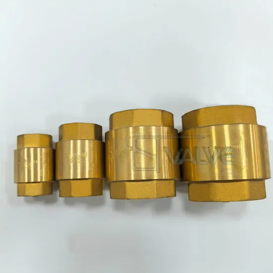 Forged Vertical Female Threaded End Bronze Check Valves Non-Return Flap Brass Valve