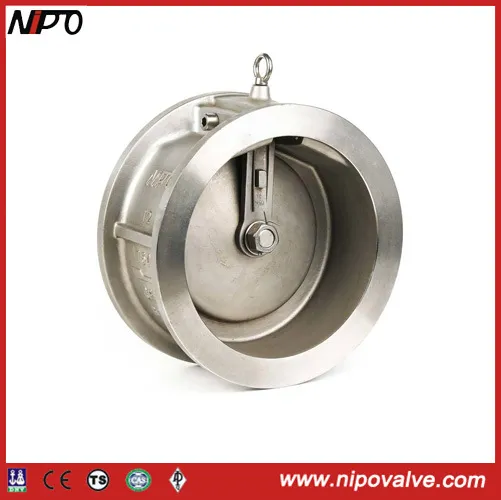 Cast Steel Wafer Type Single Plate Swing Check Valve-H74