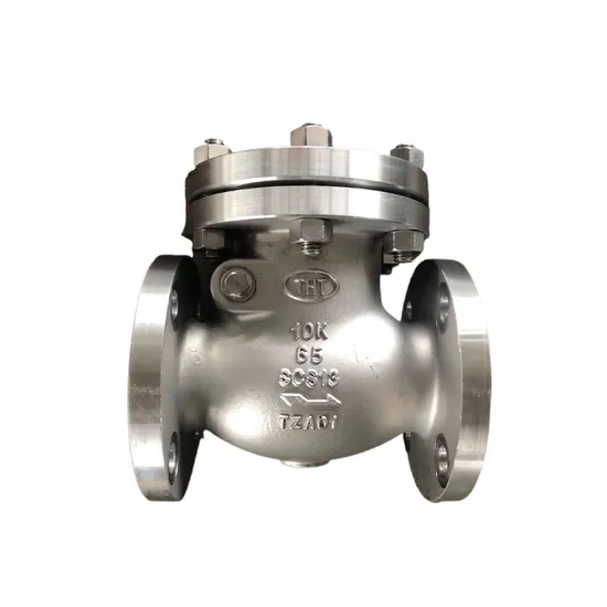 Di Ci CF8 Disc Material Non Return GB Standard Swing Check Valve