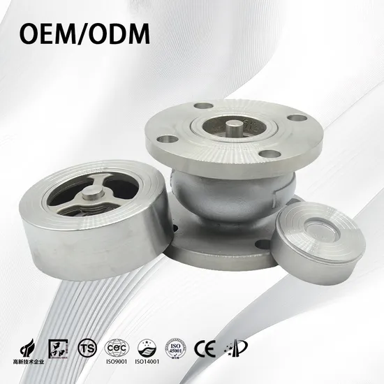 Stainless Steel Casting Vertical Lift Medium/Heavy Flanged Check Valve for Petrochemical Industry
