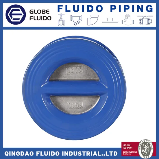 Cast Iron Ductile Iron Dual Plate Check Valve Pn10 Pn16