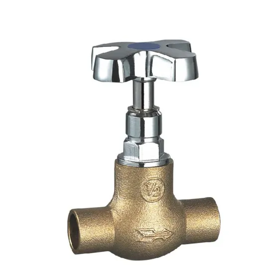 Chroming Zinc Handle Brass Globe Valve Shower Valve