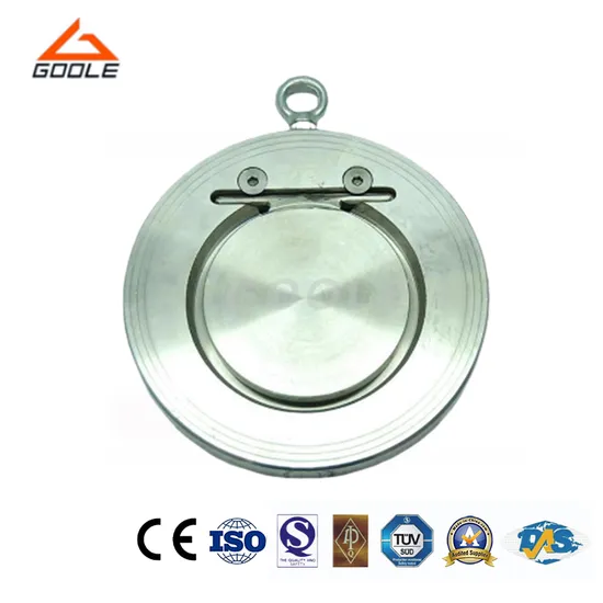 Stainless Steel Wafer Single Disc Fluorine Check Valve (GAH74H)