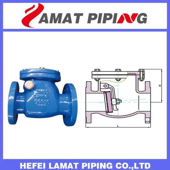 DIN3202-F6 Pn10/Pn16 Cast Iron Swing Non-Return Check Valve