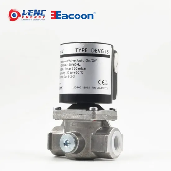 Devg Thread Series- Fast Opening and Fast Closing Gas Solenoid Valve